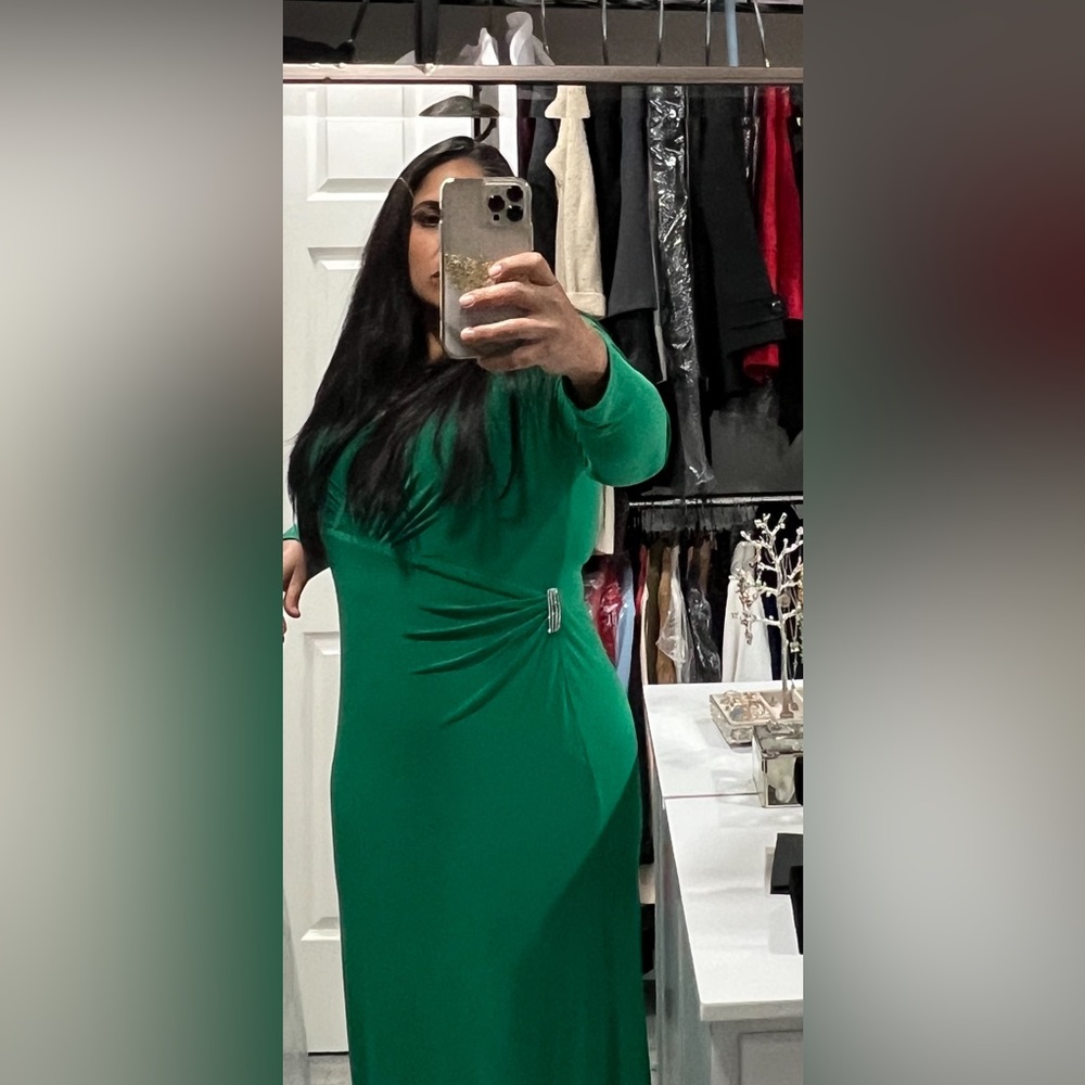 Ralph Lauren Embellished Jersey Gown